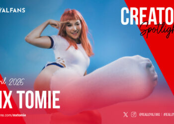 Mx Tomie is the LoyalFans Featured Creator for April