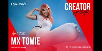 Mx Tomie is the LoyalFans Featured Creator for April
