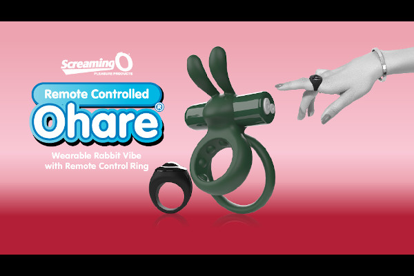 Screaming O Unveils Remote Controlled Ohare Vibrating Ring