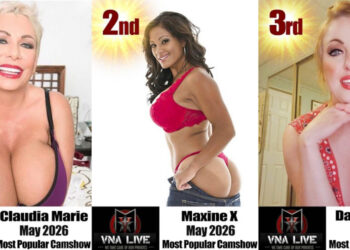 Claudia Marie Wins #1 VNALive Cam Star for May