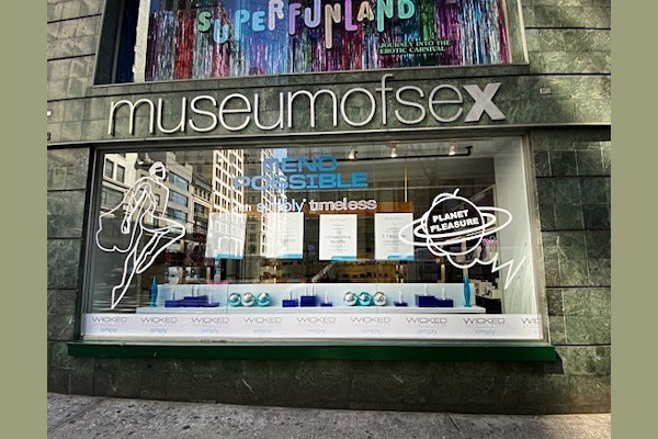 Wicked Sensual Care, Museum of Sex Partner on 'MENOPOSSIBLE' Window Display