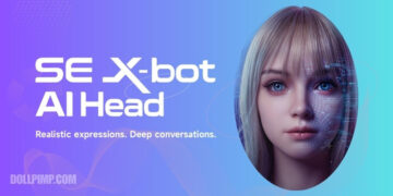 DollPimp Releases SE X-Bot AI Robot Head