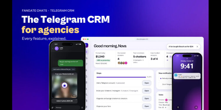 Fangate Launches "Fangate Chats," a Telegram CRM for Agencies, Included at No Extra Cost