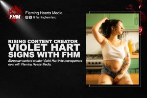 Rising Content Creator Violet Hart Signs with FHM