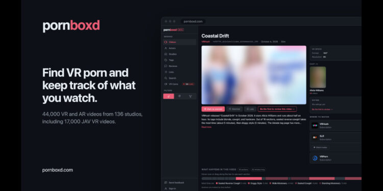 pornboxd Launches Free Discovery and Tracking Site for VR Porn