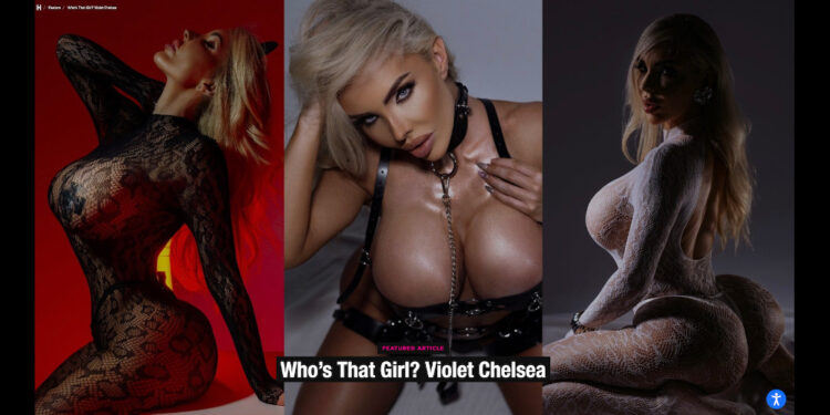 Hustler Mag Asks ‘Who’s That Girl’ of Babestation’s Violet Chelsea