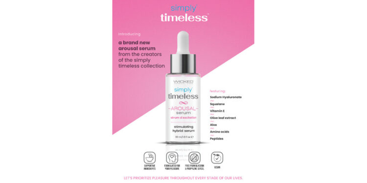 Wicked Sensual Care Launches "simply timeless" Arousal Serum