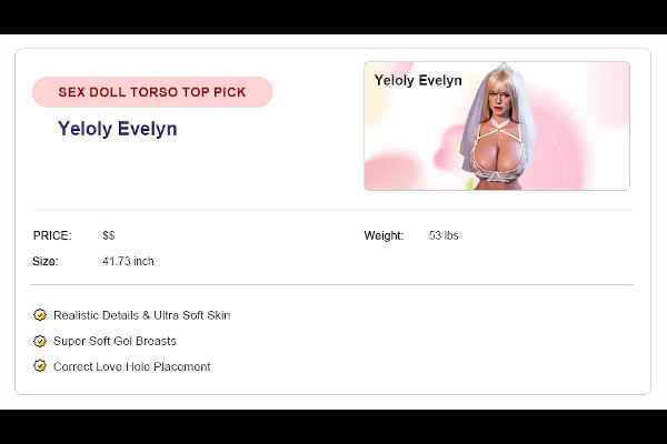 Best Sex Dolls: Why Yeloly's Silicone Torso Is Your Top Pick