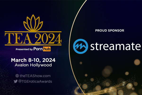 Streamate Sponsors 2024 TEA ‘Best Cam Performer’ Award
