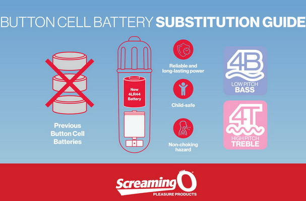 Screaming O Introduces Button Cell Battery Substitution Guide