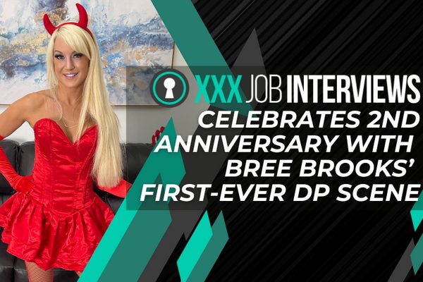 XXXJobInterviews.com Celebrates 2nd Anniversary with Bree Brooks’ First DP