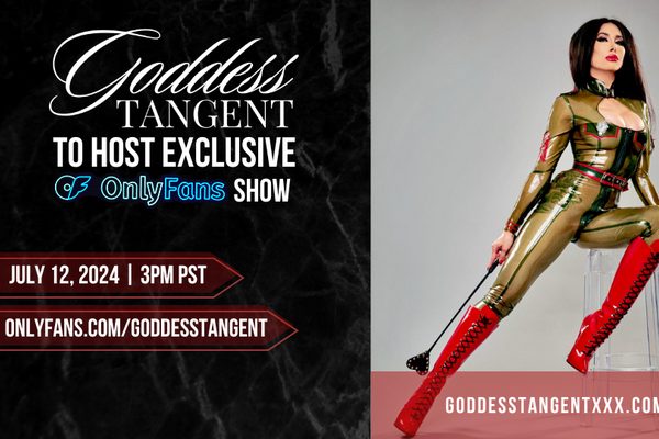 Goddess Tangent to Host Live Show this Friday on OnlyFans