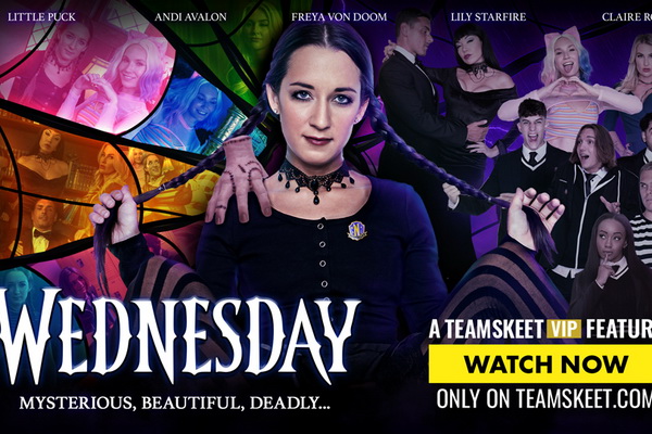 TeamSkeet Premieres ‘Wednesday’, A Halloween Feature Starring Freya Von Doom