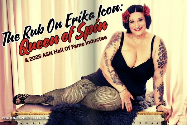 Erika Icon Scores June Cover of ASN Mag & Feature