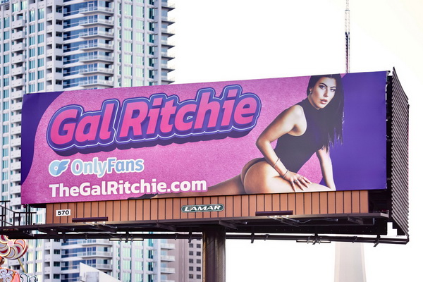 Gal Ritchie Places Her Bet On Las Vegas With A Sexy New Billboard