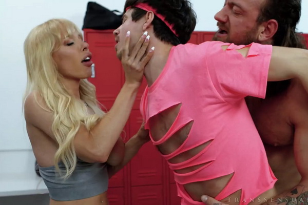 Brittney Kade Takes Over Locker Room in New TransSensual Scene