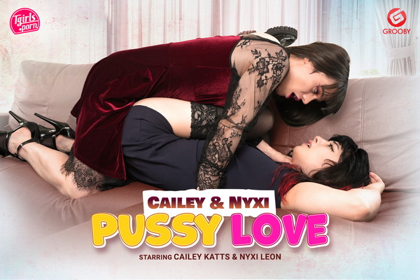 Cailey Katts and Nyxi Leon Sizzle Together on Grooby’s TGirls.Porn