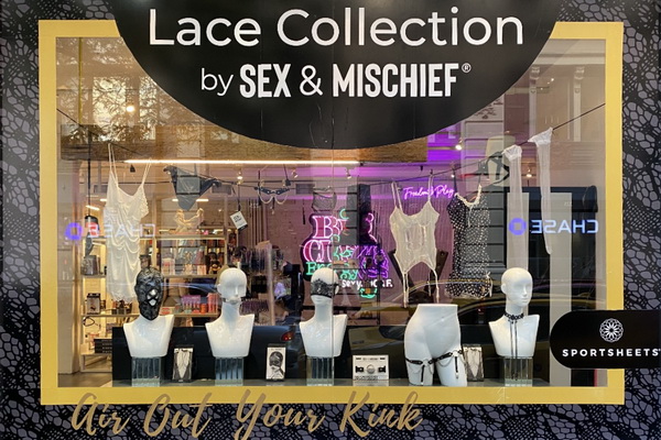“Air Out Your Kink”: Sportsheets’ Lace Collection Hangs in the Spotlight at the Museum of Sex NYC