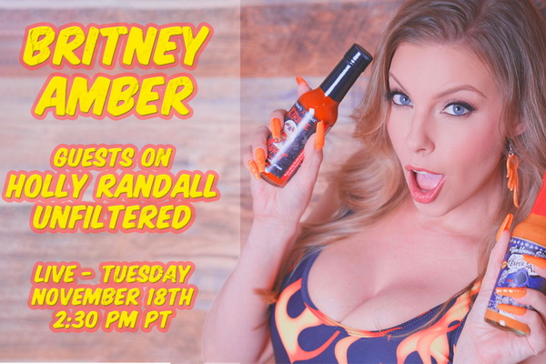 Britney Amber Returns To Holly Randall Unfiltered For Live Nov. 18 Show