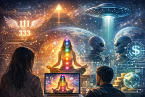 ManyVids Shifts from Adult Promotion to Bizarre AI Posts About Chakras and Aliens